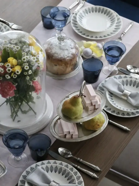 Клош с белым основанием большой "Сфера"