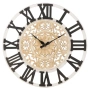 Часы настенные Cozy noir бежевый/черный