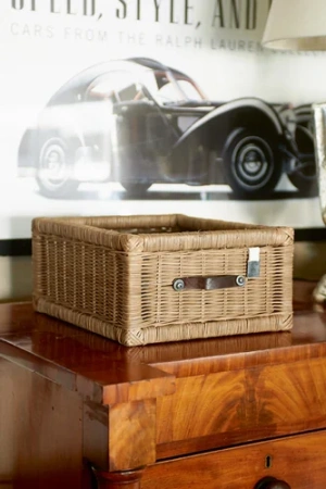 Корзина Сохраняйте больше ротанговая