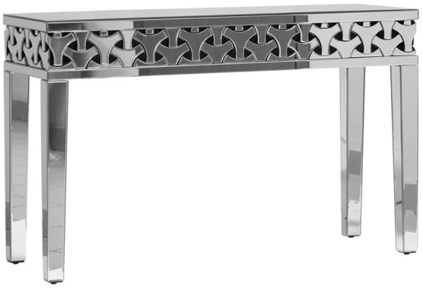 Консоль зеркальная прямоугольная с узором Geo