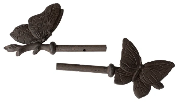 Наконечники для карнизов Бабочки (чугун)