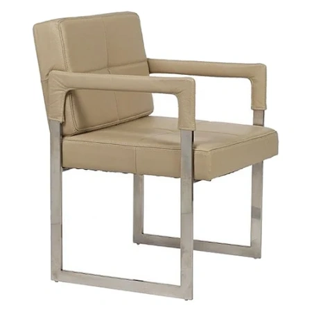 Стул с подлокотниками бежевый Aster Chair
