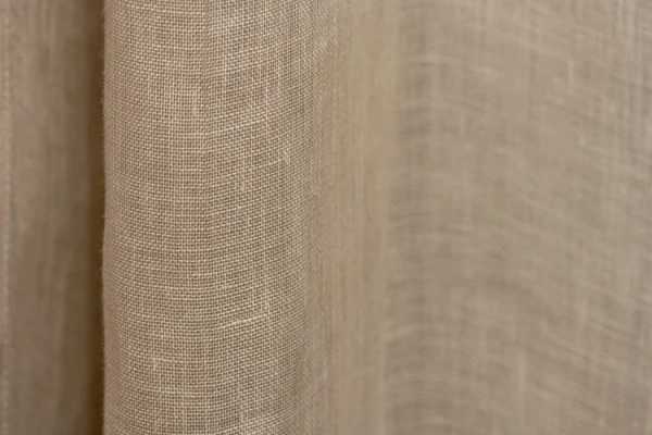 Штора льняная цвета слоновая кость 150х290