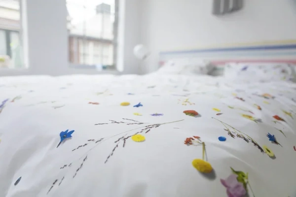 Комплект пододеяльник с наволочками Цветочные поля